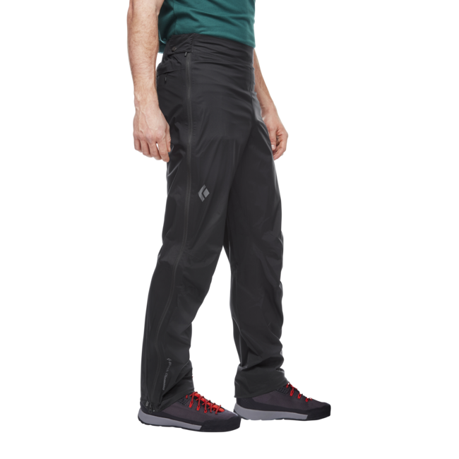 Black Diamond Stormline Stretch Full Zip Rain водоустойчиви панталони мъжки, черни