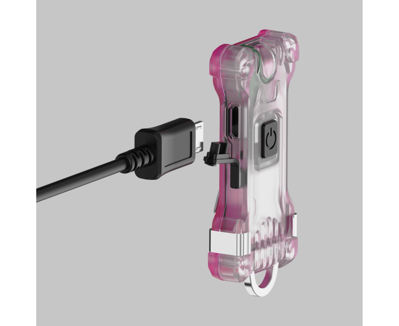 ArmyTek Zippy LED ключодържател, розова