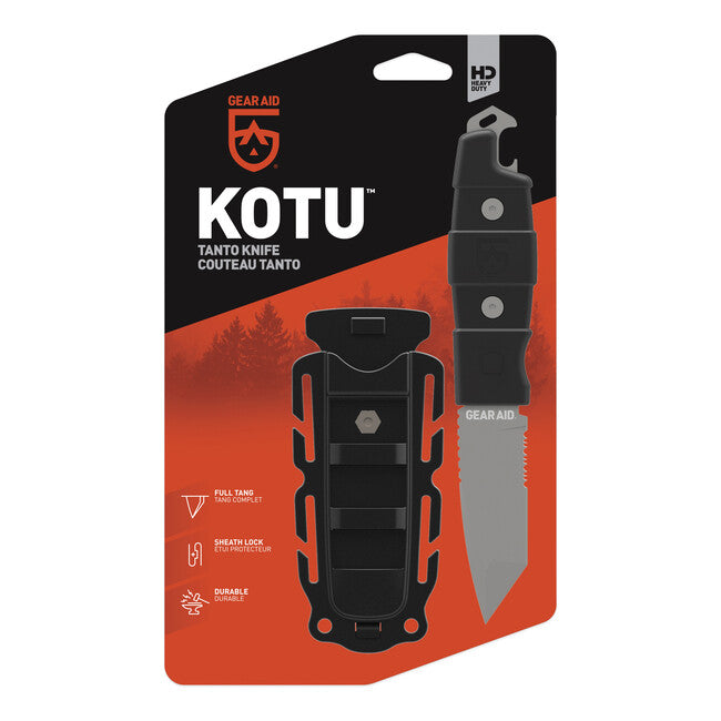 GearAid Tanto нож Kotu, черен