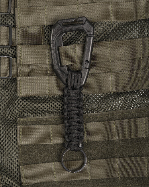 Mil-Tec MOLLE карабина с PARACORDOM, черна