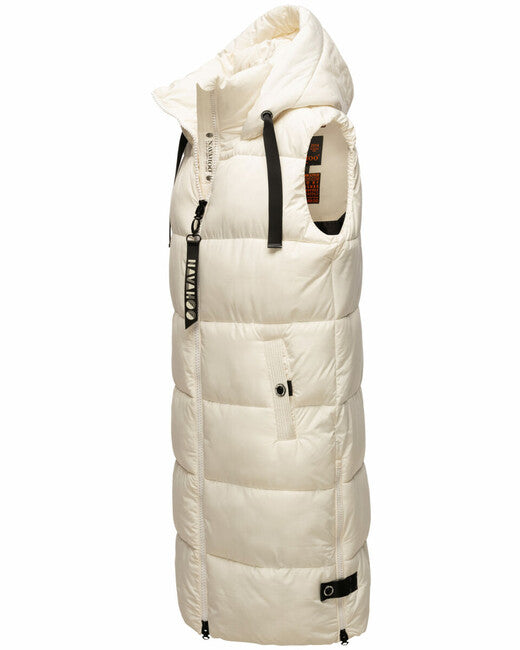 Navahoo Schnuffelchen дълга елек дамска, offwhite