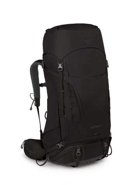 OSPREY KESTREL 58 туристическа раница, черна