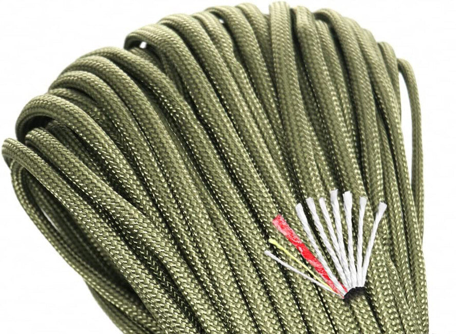 Origin Outdoors Lighter Paracord 4in1 30 m, маслинен