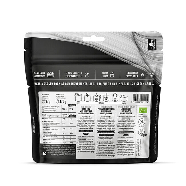 LYOfood DAL сочевичен, 370g