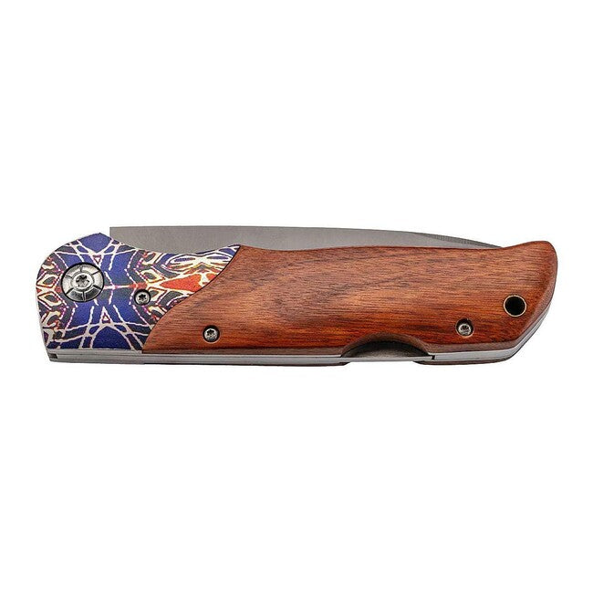 Herbertz джобен нож, Cocobolo, цветен печат, 9,8 cm