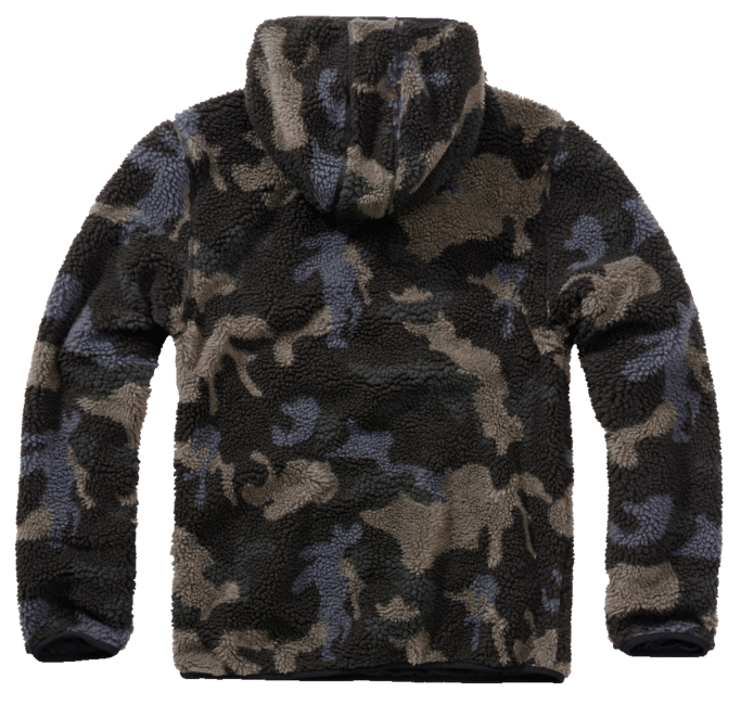 Brandit Teddyfleece Worker флисов суитшърт, тъмен камуфлаж