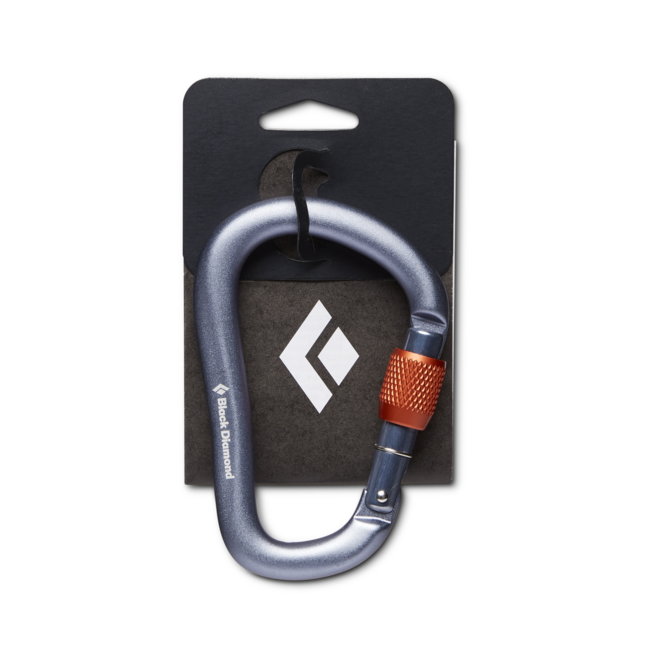 Black Diamond Rocklock скруткова карабина, сива