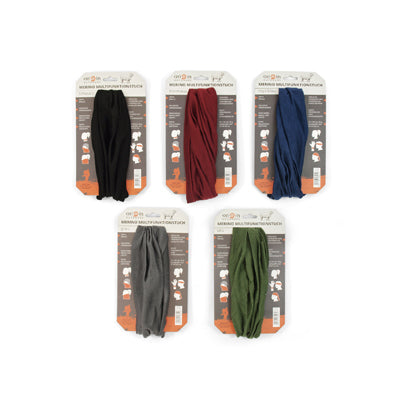 Origin Outdoors Merino мултифункционален шал-тръба, черен