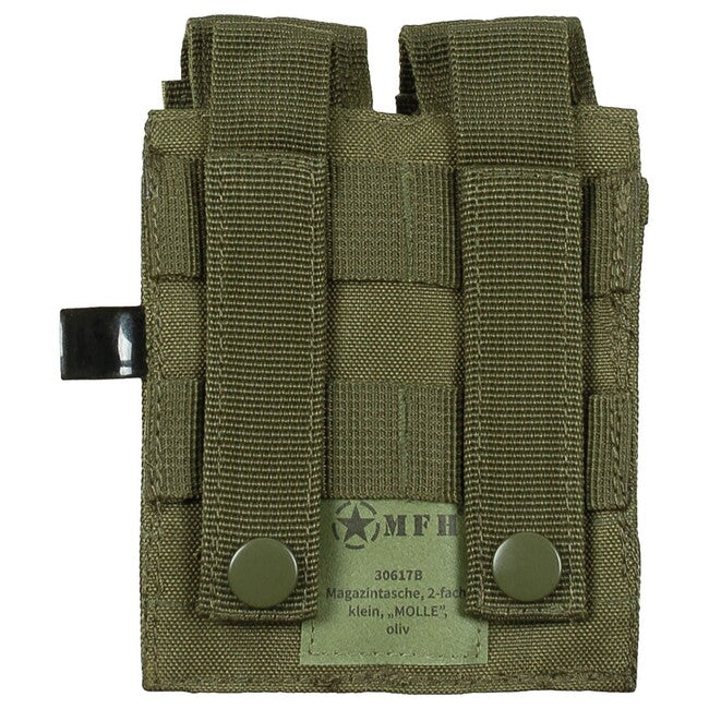 MFH двоен MOLLE чанта, OD зелено