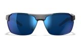 Wiley X Prime Слънчеви очила Captivate Polarized синьо огледало, глосово кристално сиво