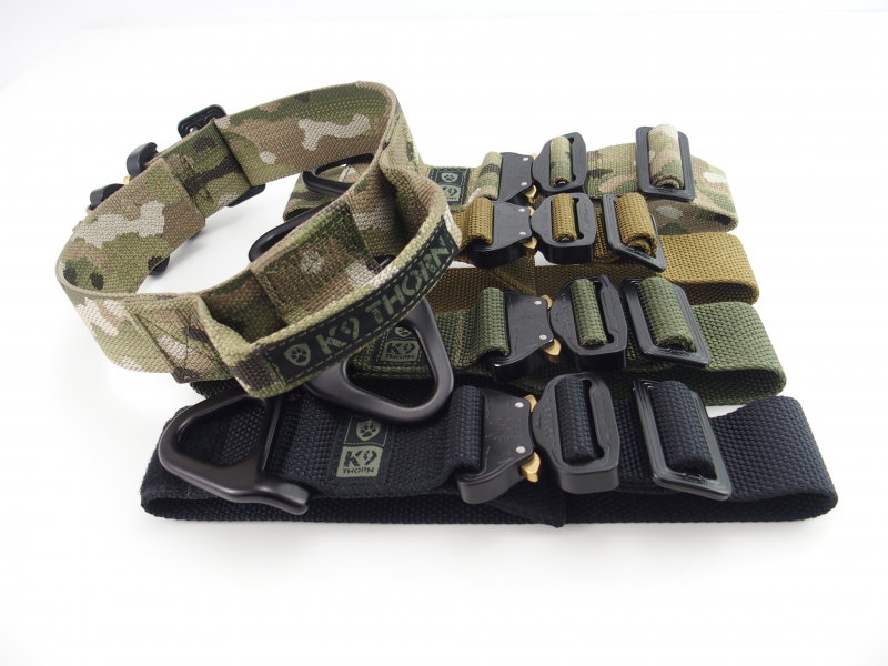 K9 Thorn нашийник с дръжка кобра-браво 45mm, кафяв койот