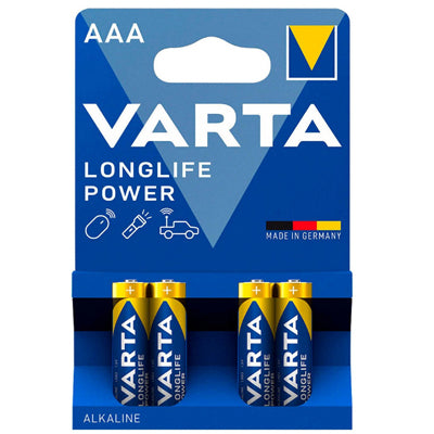 Батерии Varta Longlife Power AAA / Micro, 4 бр.