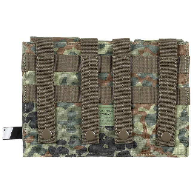 MFH triple MOLLE чанта, BW камо