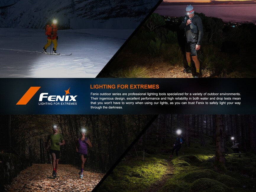 Fenix HL18R-T V2.0 зареждаема фенер за глава, черна