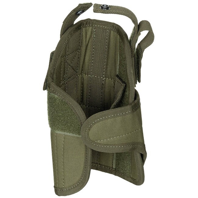 MFH MOLLE бедрен дясностранен кобур за оръжие, OD зелено