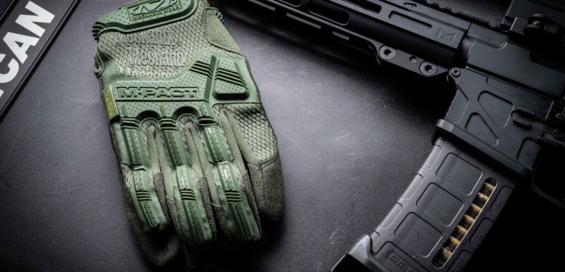Mechanix M-Pact ръкавици против удари, маслинени