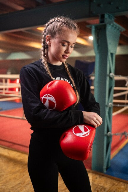 Katsudo Champion IV кутия ръкавици, червени
