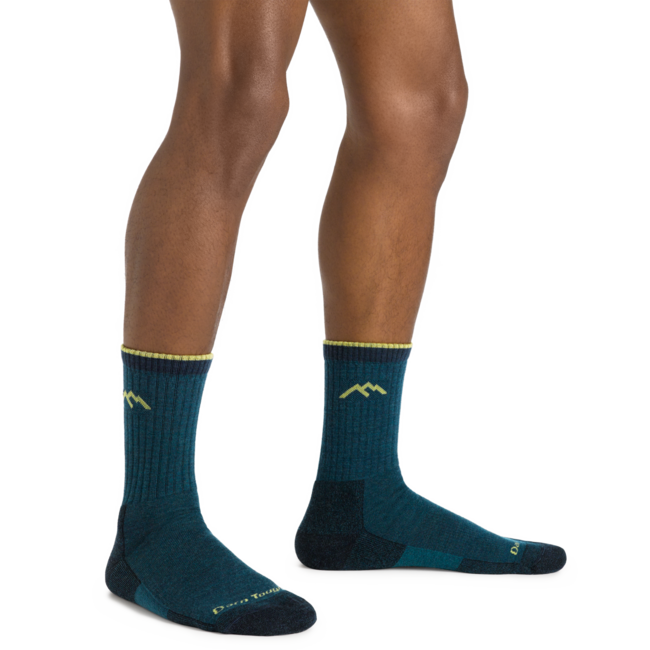 Darn Tough Hiker Micro Crew Midweight туристически чорапи с амортизация, Dark Teal