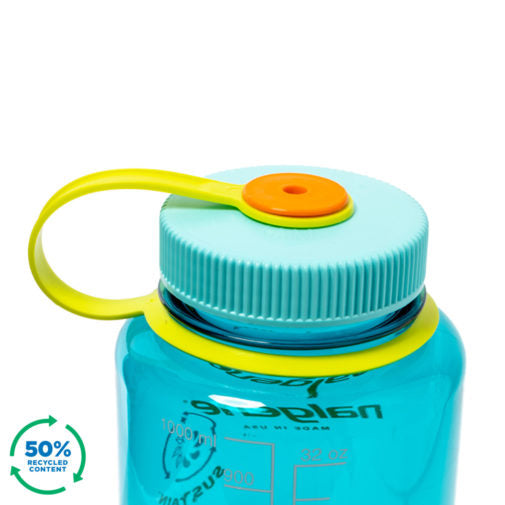 Бутилка Nalgene WM Silo Sustain за питие 1,5 л, церулиан