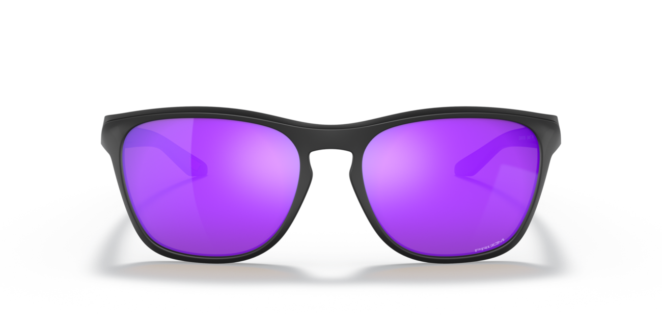 Oakley MANORBURN слънчеви очила с рамка и стъкла, Matte Black, Prizm Violet 56