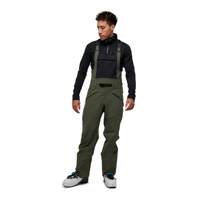Black Diamond Recon Stretch Bibs панталон мъжки с тракми, тундра