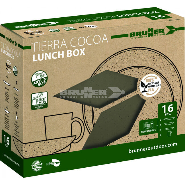 Brunner Lunch Box Pla Tierra готварски комплект за кемпиране, кафява