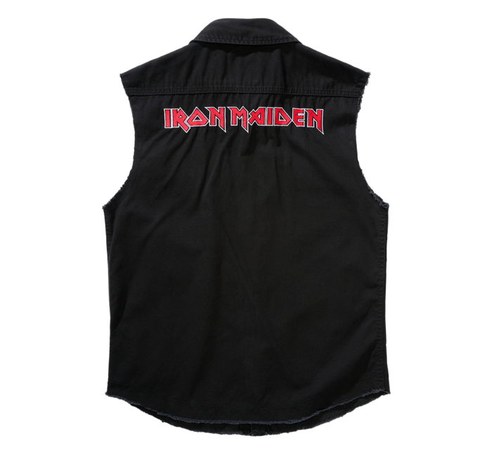Brandit Iron Maiden NOTB винтидж риза без ръкави, черна