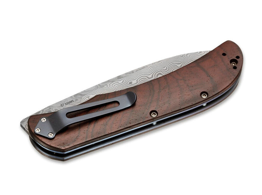 Böker Plus Exskelibur джобен нож, 9 cm, дървен