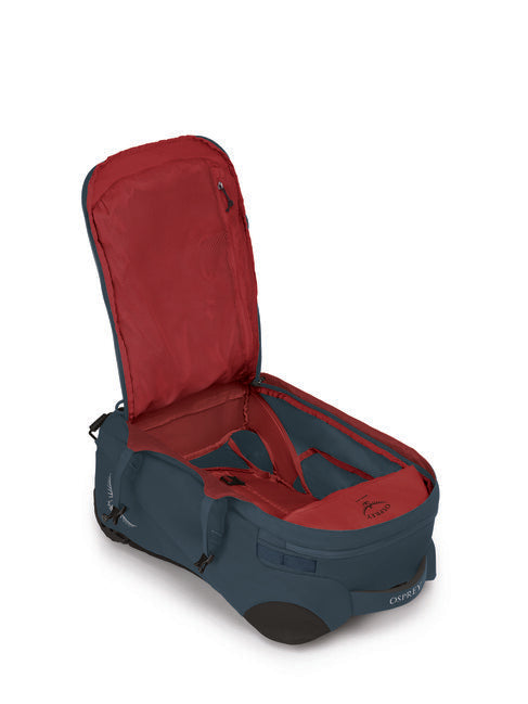 OSPREY FARPOINT WHEELS 36 колесна пътна чанта, приглушено космическо син