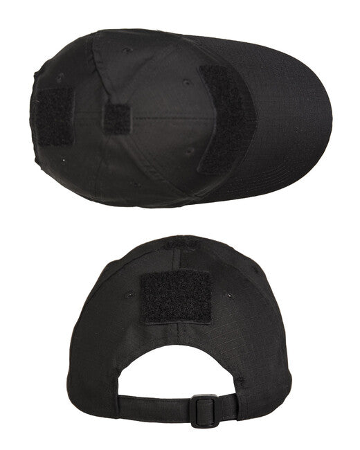 Mil-Tec TACTICAL шапка рип-стоп, черна