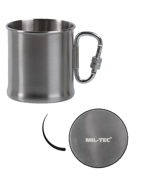 Mil-Tec неръждаемо канче с карабина 250ml