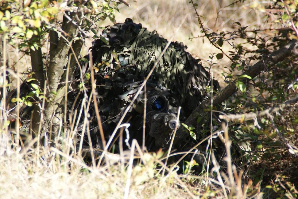 MFH Ghillie Jackal маскировъчен комплект, горски камуфлаж