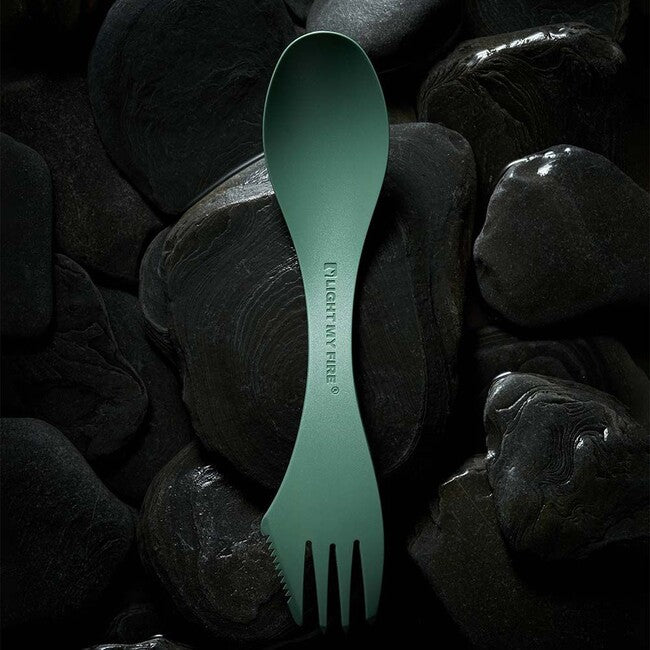LIGHT MY FIRE Spork голям serving многофункционална лъжица, зелена