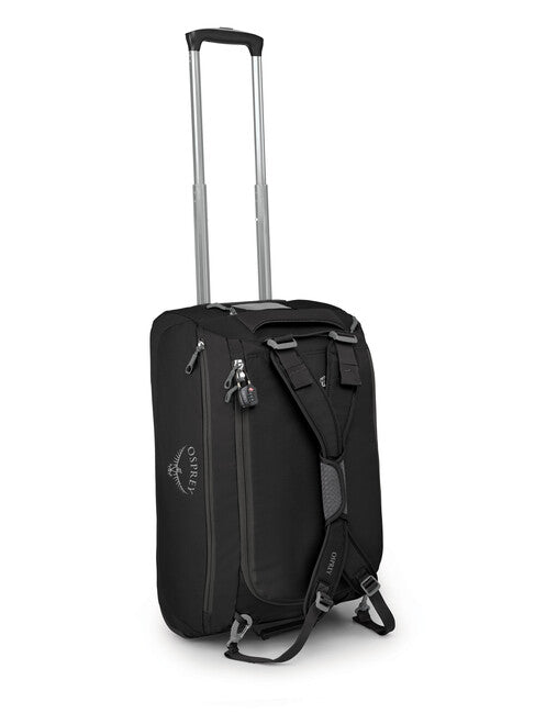 OSPREY DAYLITE CARRY-ON WHLD DUFFEL 40 пътна чанта на колелца, черна