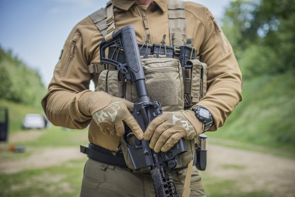 Helikon-Tex Range Tactical ръкавици - MultiCam / койот