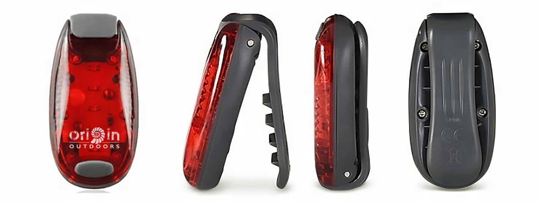 Origin Outdoors LED Clip Light, червена, 2 бр.