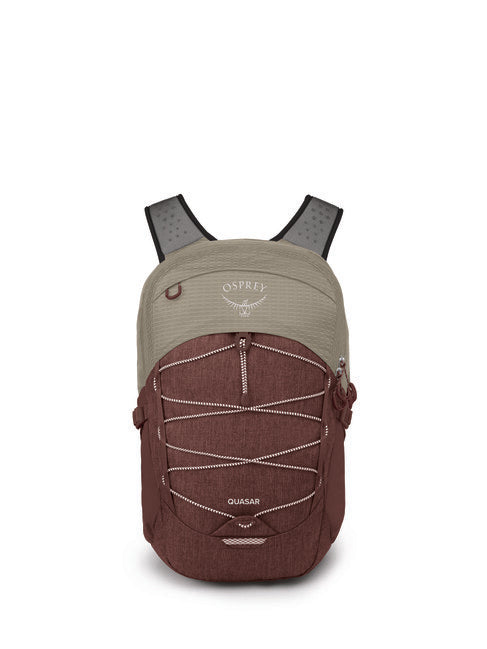 OSPREY QUASAR 28 градски раница, дървесен прах пясъчен/стафидена червен
