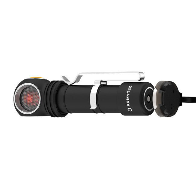 ArmyTek Wizard C2 WR фенер за глава LED с магнитен държач захранване от акумулатор 1100 lm 3 h 65 g, бяло & червено