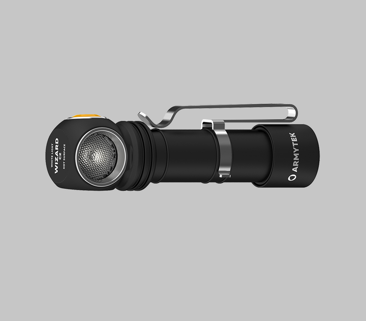 ArmyTek Wizard C2 Magnet фенер за глава LED с магнитен държач захранване от акумулатор 1200 lm 4800 h 64 g, бяло