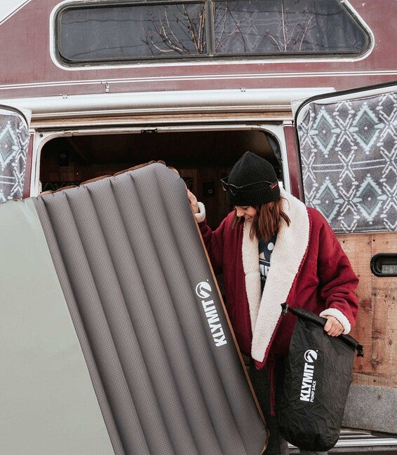 Klymit Flip Valve чувал за надуване, сив