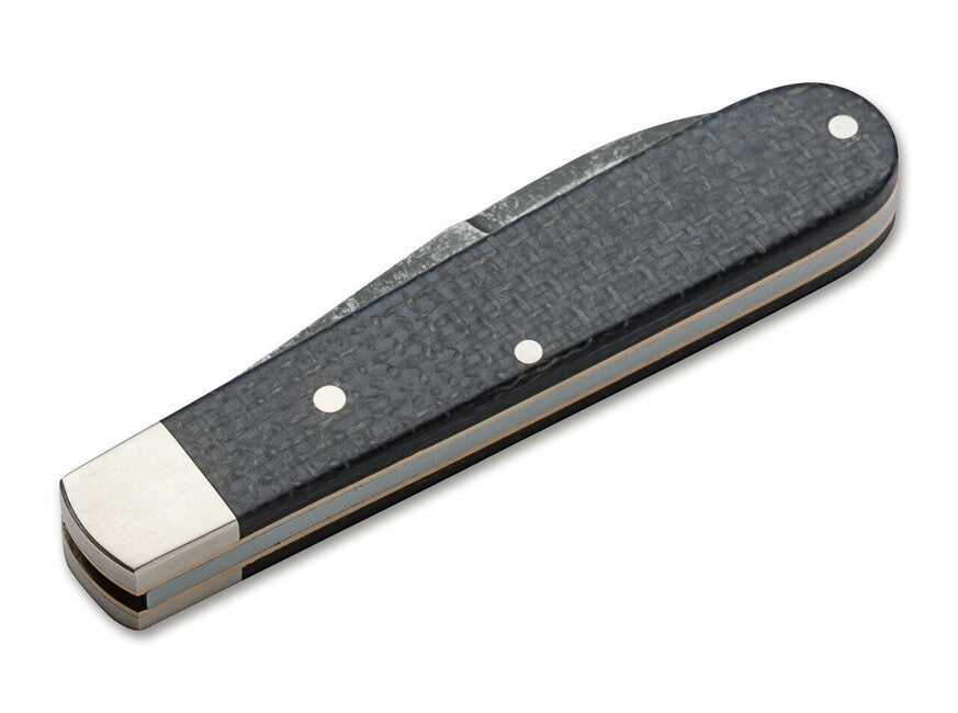 BÖKER® Barlow Prime джобен нож Jute 7 см, черна Micarta