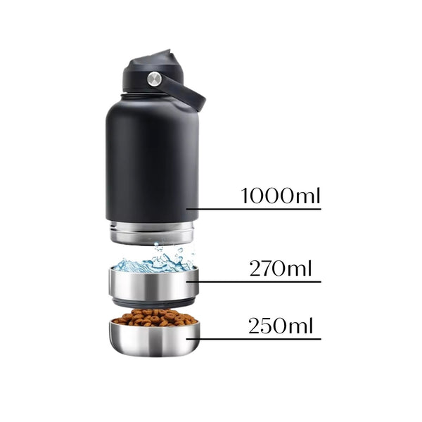WARAGOD Aura 3v1 термофлаша 1000ml, черна