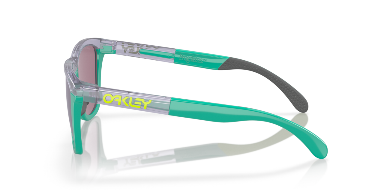 Oakley FROGSKINS RANGE слънчеви очила с рамка Trans Lilac/Celeste и лещи Prizm Jade, 55