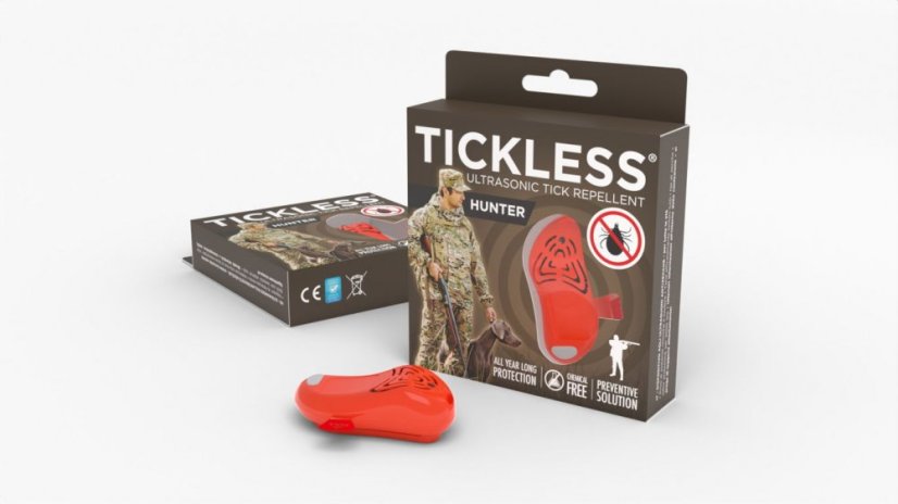 Tickless Hunter ултразвуков репелент против кърлежи, оранжев