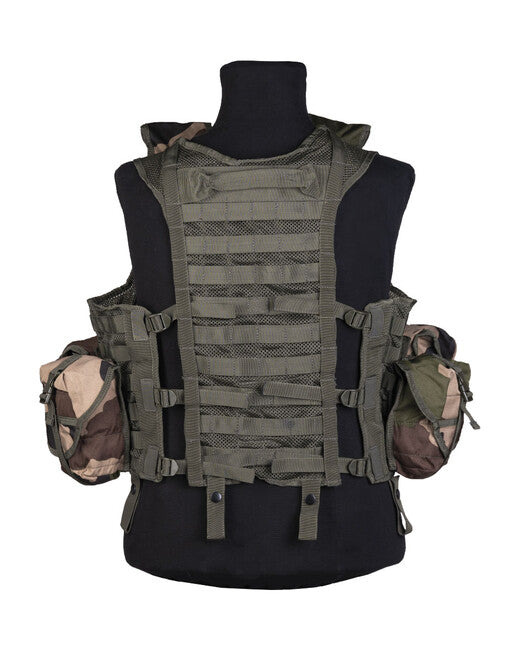 Mil-Tec MODULAR SYSTEM тактически елек с 8 джобове, цце камуфлаж