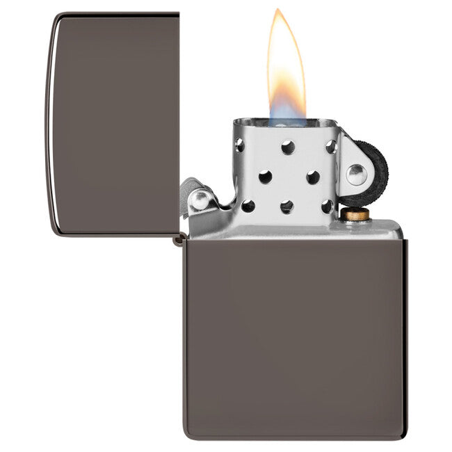Zippo бензинова запалка, черен лед