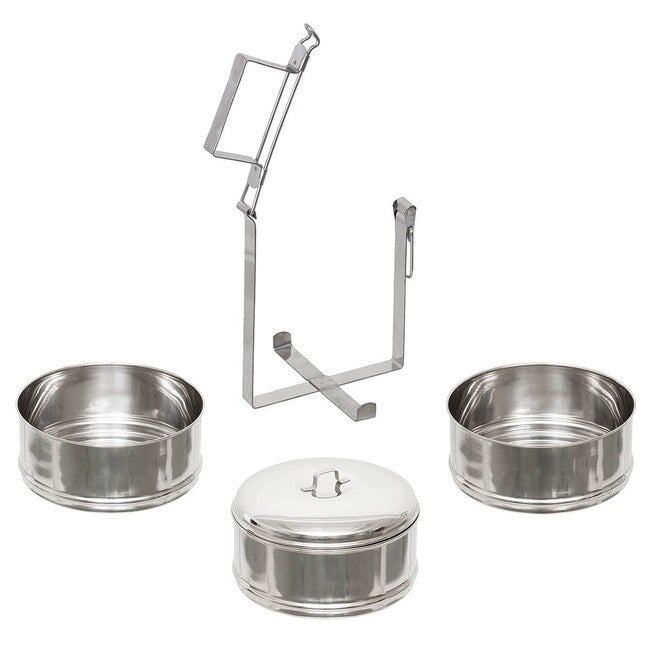 Fox Outdoor съд от неръжаема стомана, 3 бр.