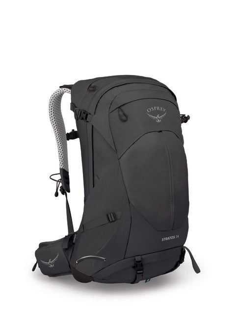 OSPREY STRATOS 34 туристическа раница, тунелно зрение сив