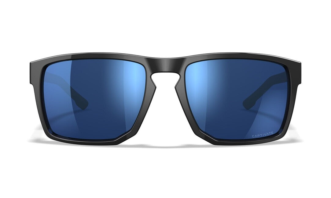 Wiley X Apex слънчеви очила, Captivate Polarized Blue Mirror/ Gloss Black