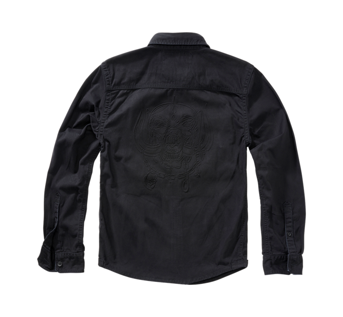 Brandit Motörhead Vintage риза с дълги ръкави, черна